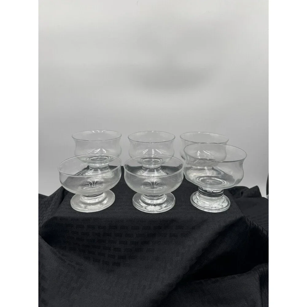 Dansk Set of 6 Glass Dessert Bowls